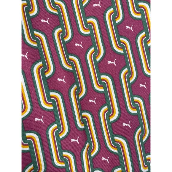 Puma Sweatpants Women L Multicolor Retro Geometric Lounge Joggers Athleisure - Picture 2 of 12